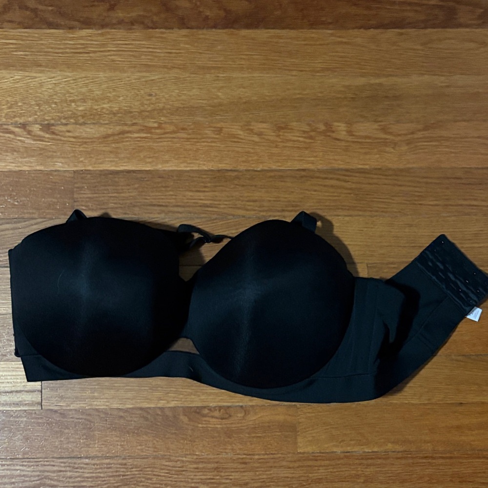 Cacique Black Women's Strapless Bra
